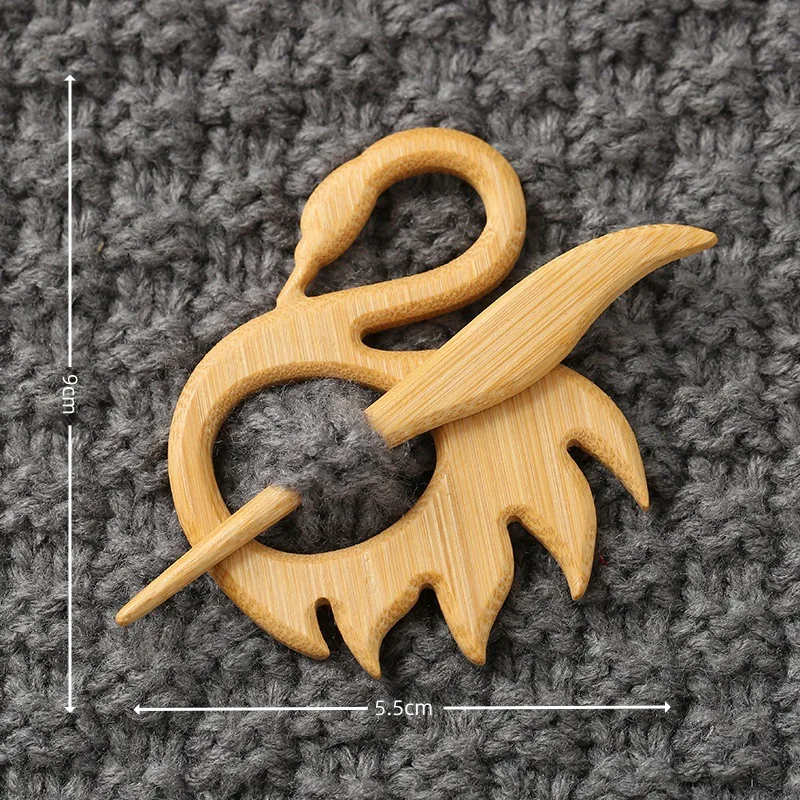 Wooden Brooch with Animal Motifs 9 Wooden Brooch with Animal Motifs - Image 9
