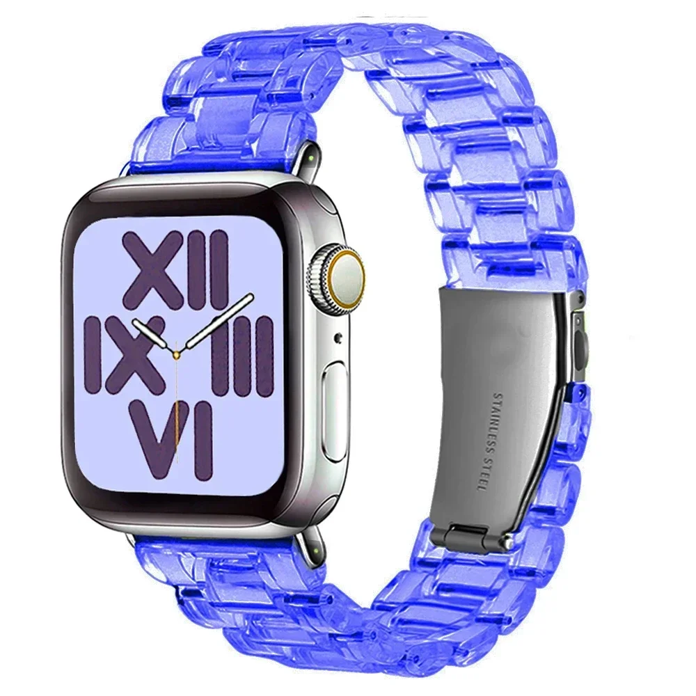 Transparent Resin Band for Apple Watch Models 7 Transparent Resin Band for Apple Watch Models - Image 7