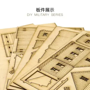 Vintage Gas Station Wooden Model Scene 1/72 Scale 10 S3ab312d8c2804c9f996c3ba9f7b298356