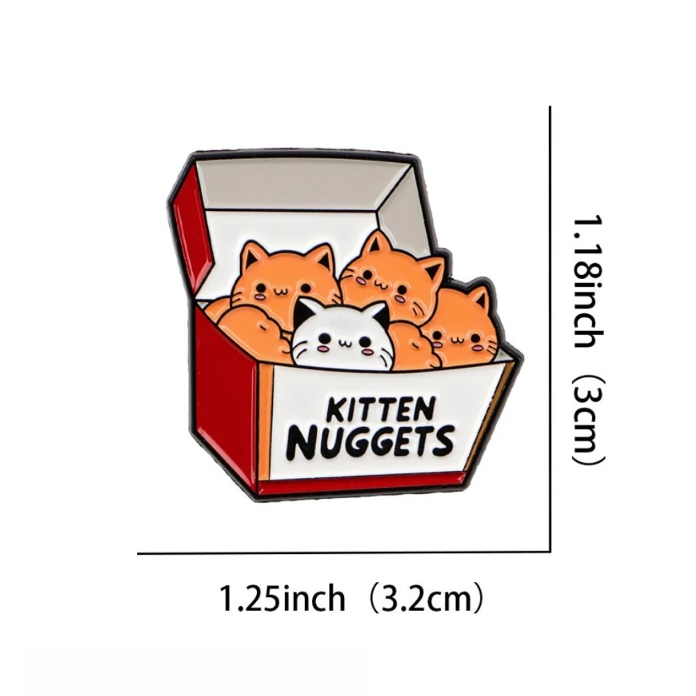 Colorful Cartoon Cat Pin for Jackets and Bags 3 Colorful Cartoon Cat Pin for Jackets and Bags - Image 3