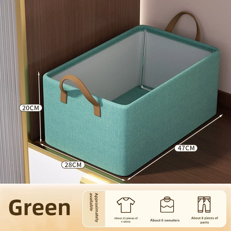 Foldable Clothes Storage Organizer 47x28x20cm 8 Foldable Clothes Storage Organizer 47x28x20cm - Image 8