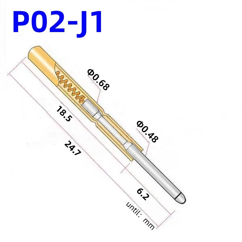 P02-J1/ P02-J Spring Test Probe Set 2 P02-J1/ P02-J Spring Test Probe Set - Image 2