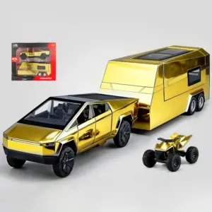 1:32 Futuristic Gold Off-Road Pickup Model 17 S3ae2f827201e450abcea7e19d710ffe7M