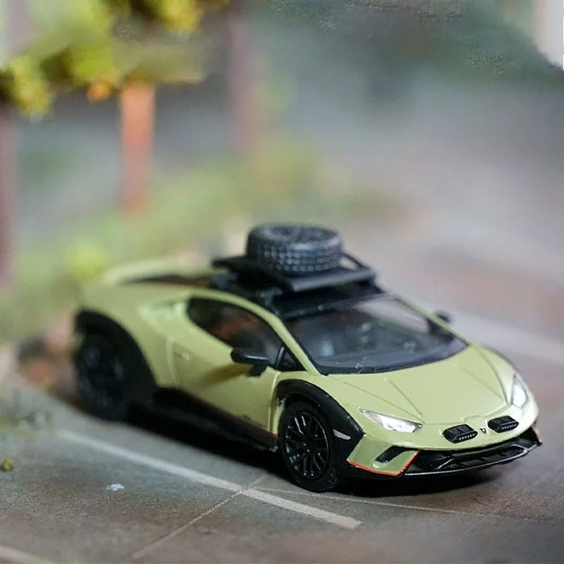 Lime Green Lamborghini Off-Road Model 1:64 4 Lime Green Lamborghini Off-Road Model 1:64 - Image 4