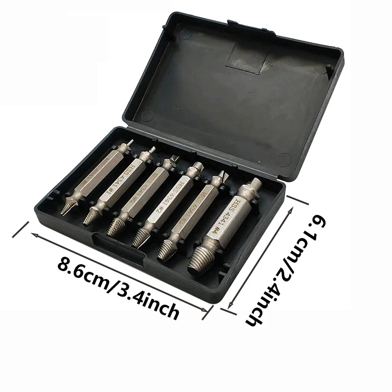 6-Piece High-Speed Steel Screw Puller Set 3 6-Piece High-Speed Steel Screw Puller Set - Image 3