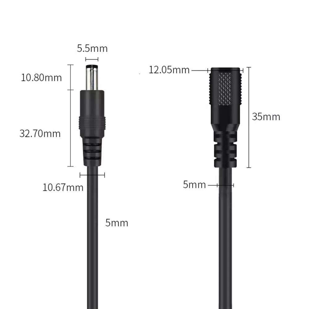 2m DC Power Cable 18AWG 48V Support 2 2m DC Power Cable 18AWG 48V Support - Image 2