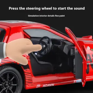 Vibrant Yellow Mazda RX7-FC Diecast Model 11 S3af0ee2d5a4b437d8770cd269c765819M