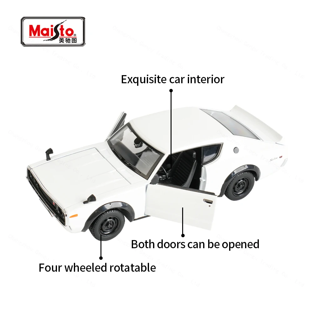 1973 Nissan Skyline 2000GT-R Model 1:24 Die-Cast 3 1973 Nissan Skyline 2000GT-R Model 1:24 Die-Cast - Image 3