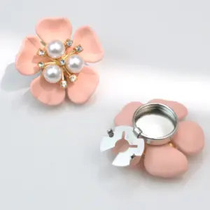 Multi-Colored Pearl Flower Cufflinks for Men and Women 14 S3b33da084ae7437bb78e85ff0fa08ca8P