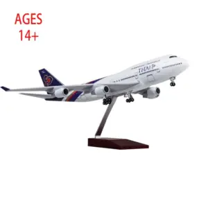 Thai Airways Boeing 747 Model 47cm with LED Lights 13 S3b45140f9a794341b155d319ffcf2985g