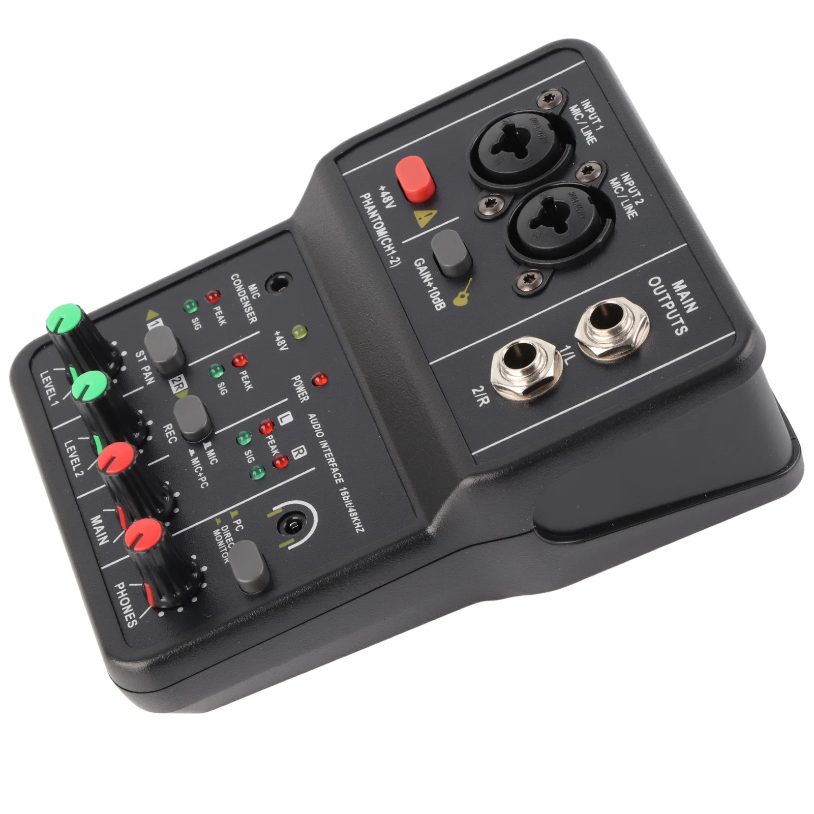 2-Channel USB Audio Mixer with XLR Inputs 4 2-Channel USB Audio Mixer with XLR Inputs - Image 4