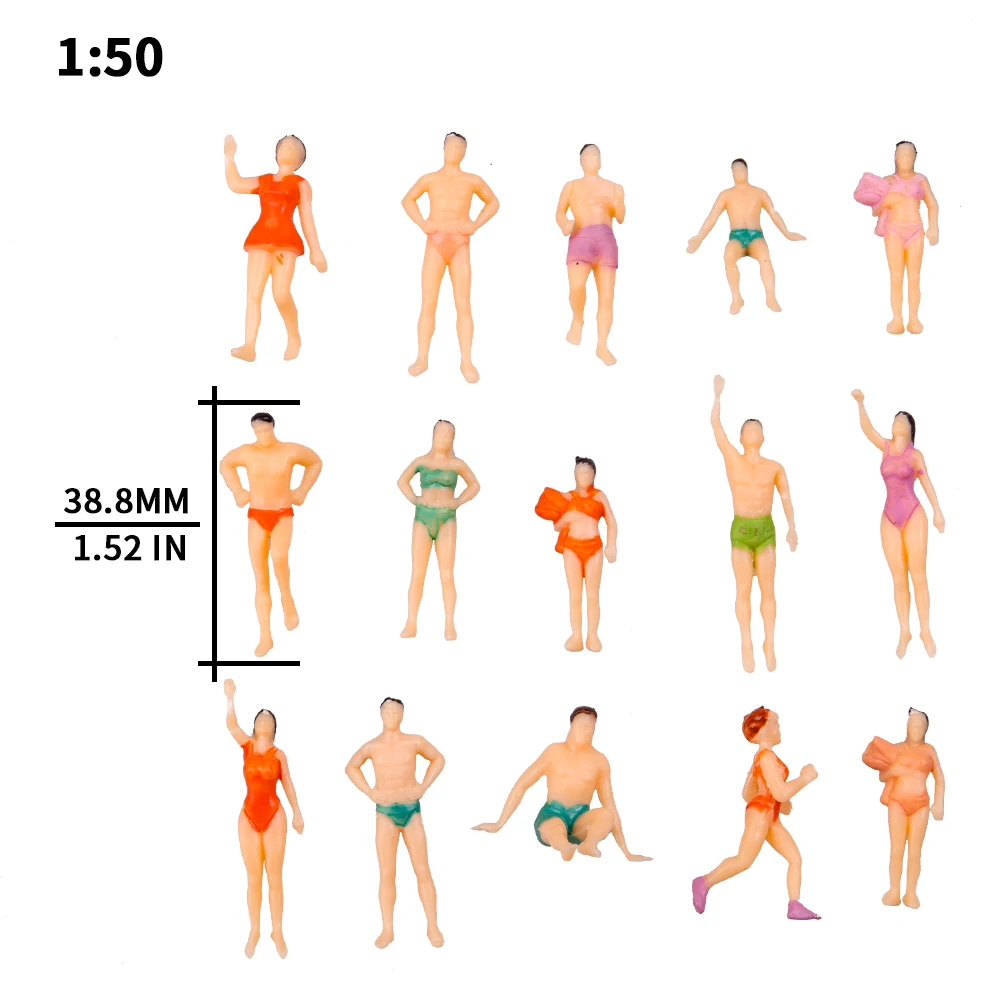 Vibrant Miniature Swimming Figures Set for Dioramas 9 Vibrant Miniature Swimming Figures Set for Dioramas - Image 9