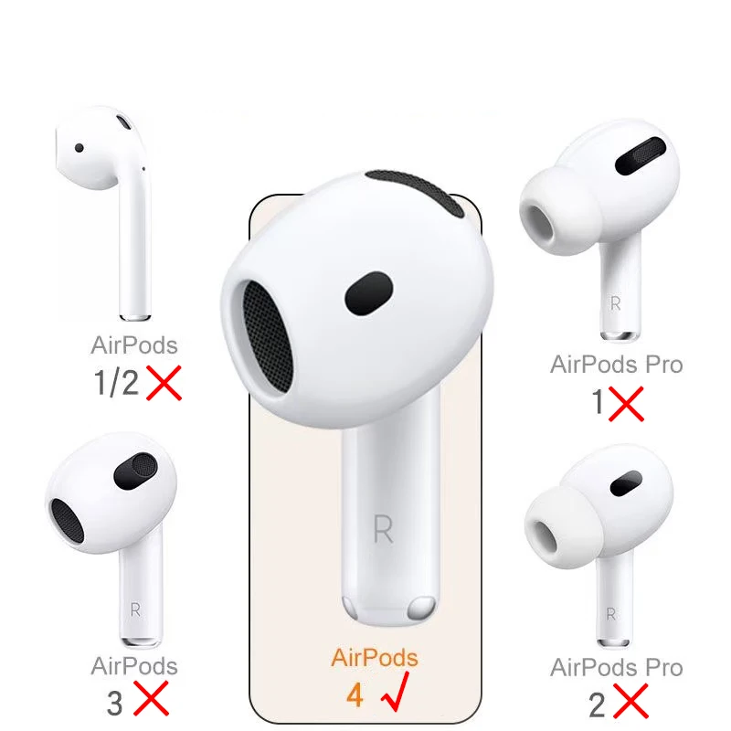 Silicone Cover for AirPods 4 in Multiple Colors 3 Silicone Cover for AirPods 4 in Multiple Colors - Image 3