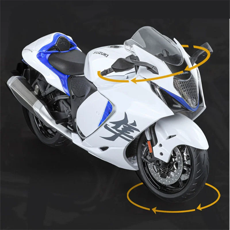 Suzuki Hayabusa GSX-1300R Diecast Model 1:12 Scale 2 Suzuki Hayabusa GSX-1300R Diecast Model 1:12 Scale - Image 2