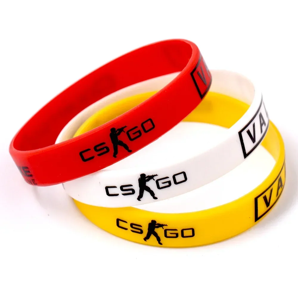 CS GO Silicone Wristband in Yellow 5 CS GO Silicone Wristband in Yellow - Image 5