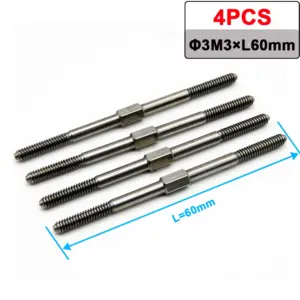 Stainless Steel RC Push Rod Set 4 pcs 16 S3b6250d50d1d414fafbad332a00da82bJ
