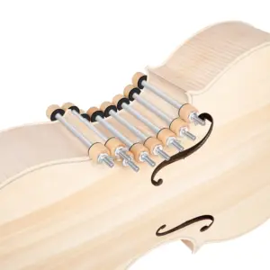 Set of 5 Wooden Instrument Clamps for Repairs 13 S3b64c7b642c2470abea2be3899be9f89c