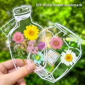 Bottle-Shaped Floral Bookmarks Set of 40 or 60 9 S3b65d959f81d41cb8904292039ee4862n