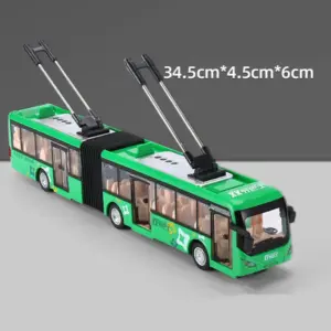 Vibrant Red 1:32 Diecast City Bus Model 15 S3b854000ac3d4aee813476138558ae802