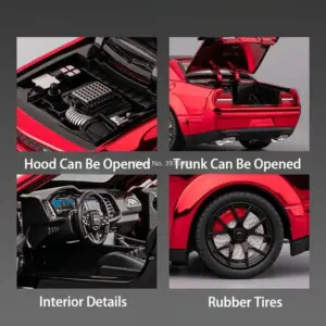 Rainbow Finish Diecast Dodge Challenger SRT Hellcat Model 11 S3b9553060e604877ab23e8d9ffc4e1dcx