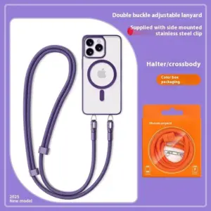 Stainless Steel Dual Buckle Phone Lanyard 12 S3ba2f9c0d35541698bdb3dd4fdb4b8d7W