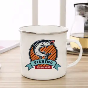 Outdoor Enamel Mug for Fishing and Camping 12 S3befd372018c4ee3bfc29325b82f2d085