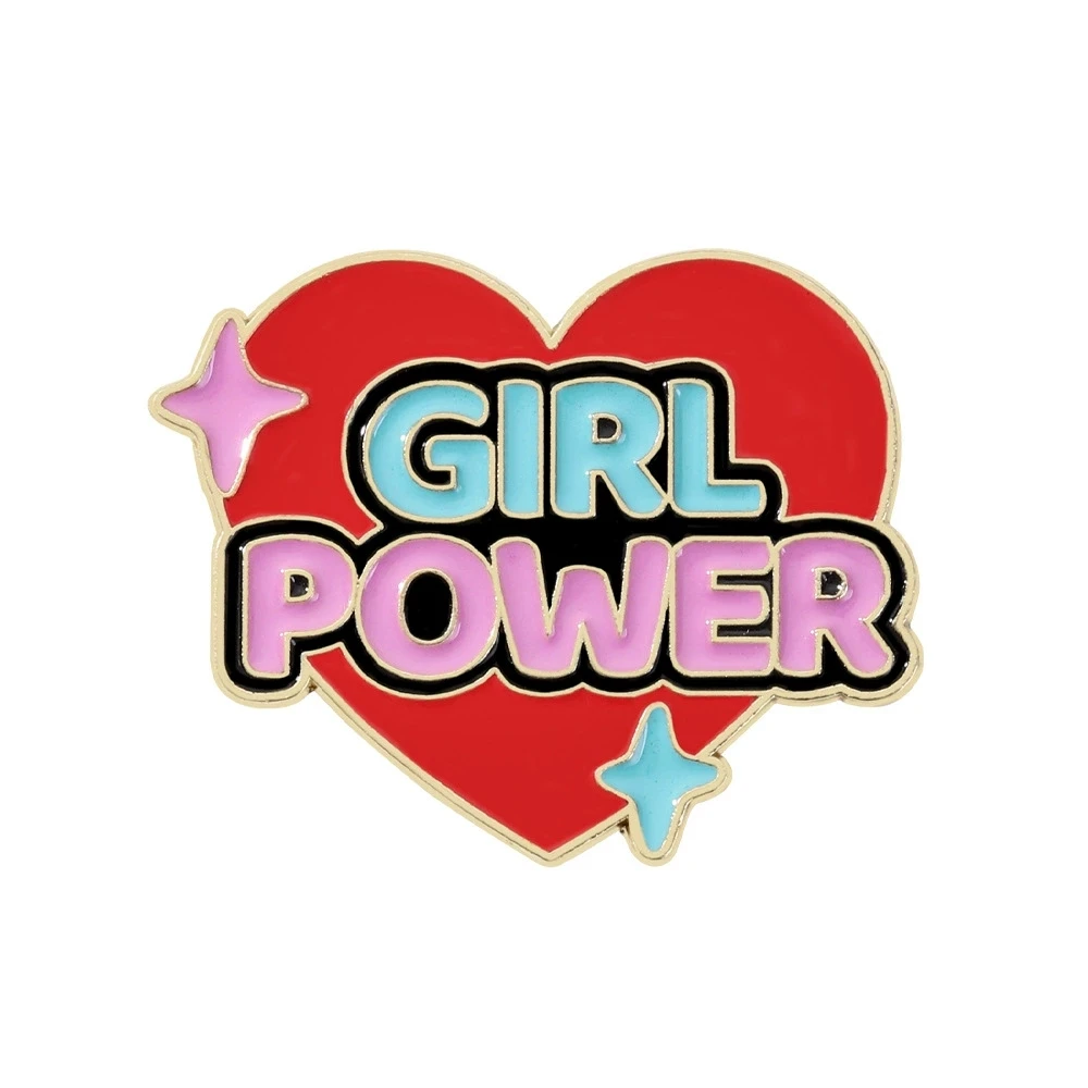 Girl Power Metal Badge for Fashion Enthusiasts 9 Girl Power Metal Badge for Fashion Enthusiasts - Image 9