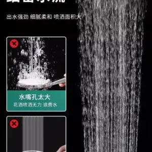 Stainless Steel Rainfall Shower Head with 5 Modes 11 S3c263a100f8b448285b4de000ba84ea8I