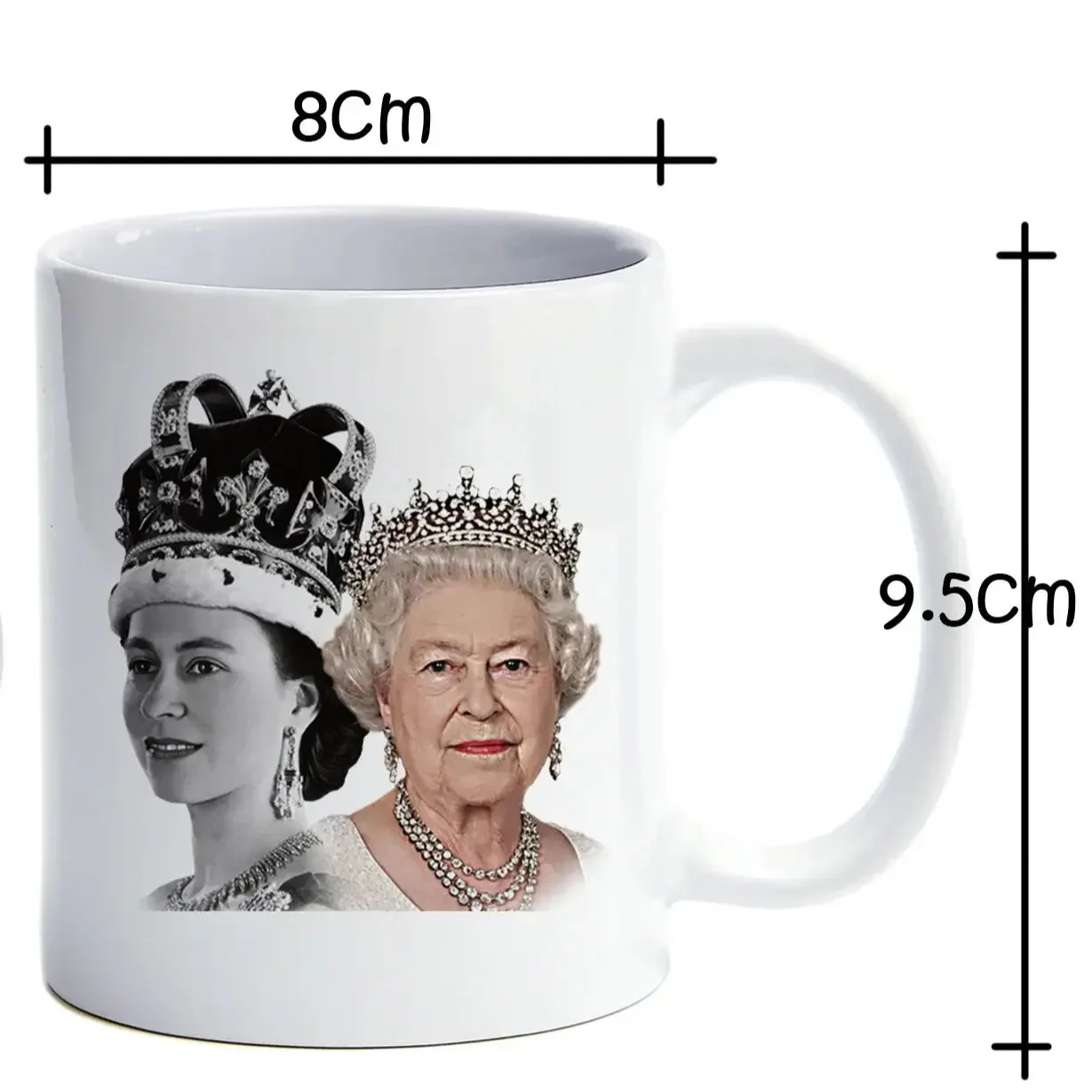 Queen Elizabeth II Jubilee Metal Mug 300ml 2 Queen Elizabeth II Jubilee Metal Mug 300ml - Image 2