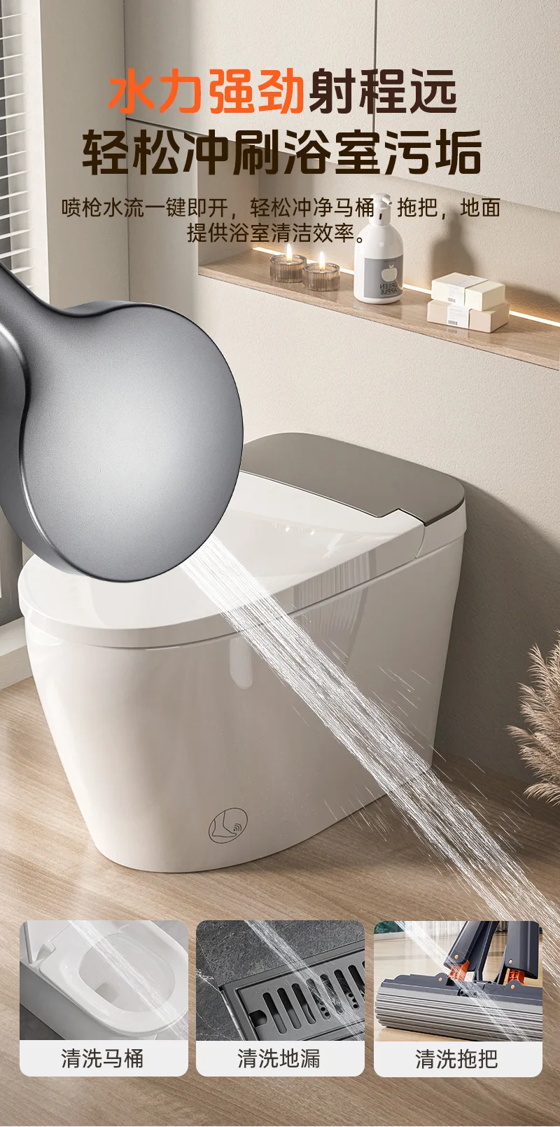 Multifunctional High-Pressure Shower Head 14cm 6 Multifunctional High-Pressure Shower Head 14cm - Image 6