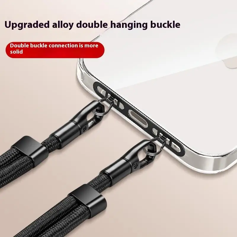 Stainless Steel Dual Buckle Phone Lanyard 4 Stainless Steel Dual Buckle Phone Lanyard - Image 4