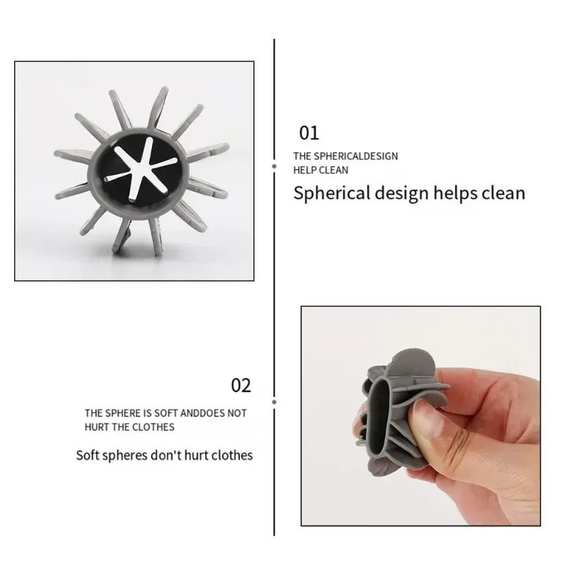 Reusable Pet Hair Laundry Ball 3.9cm & 6cm 4 Reusable Pet Hair Laundry Ball 3.9cm & 6cm - Image 4