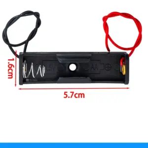 Black AA Battery Storage Case with Metal Springs 17 S3c9e2d95caed4d9b915168009505c8a4W