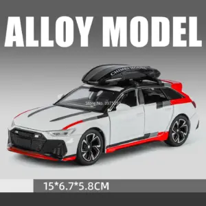 White RS6 1:32 Scale Diecast Model Car 16 S3ca8bf7c8d524611a5ca732d3615171da