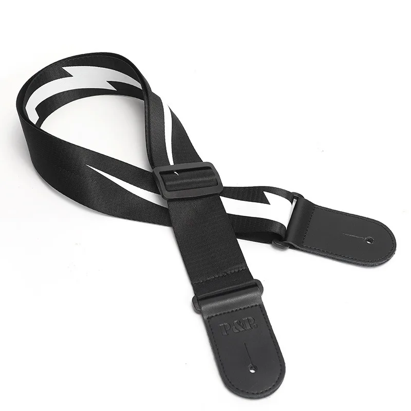 Vibrant Lightning Guitar Strap for Electric & Acoustic 5 Vibrant Lightning Guitar Strap for Electric & Acoustic - Image 5