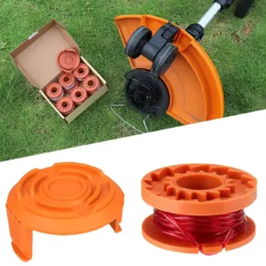 Vibrant Orange Worx Trimmer Spool Set 9 S3cb3c77ff7d844339abf67a394442698i