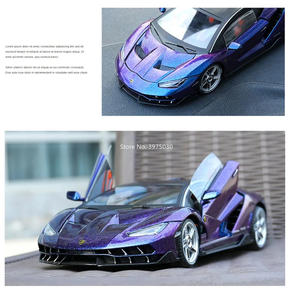 Vibrant Yellow 1:18 Scale Lamborghini LP770 Model 6 Vibrant Yellow 1:18 Scale Lamborghini LP770 Model - Image 6