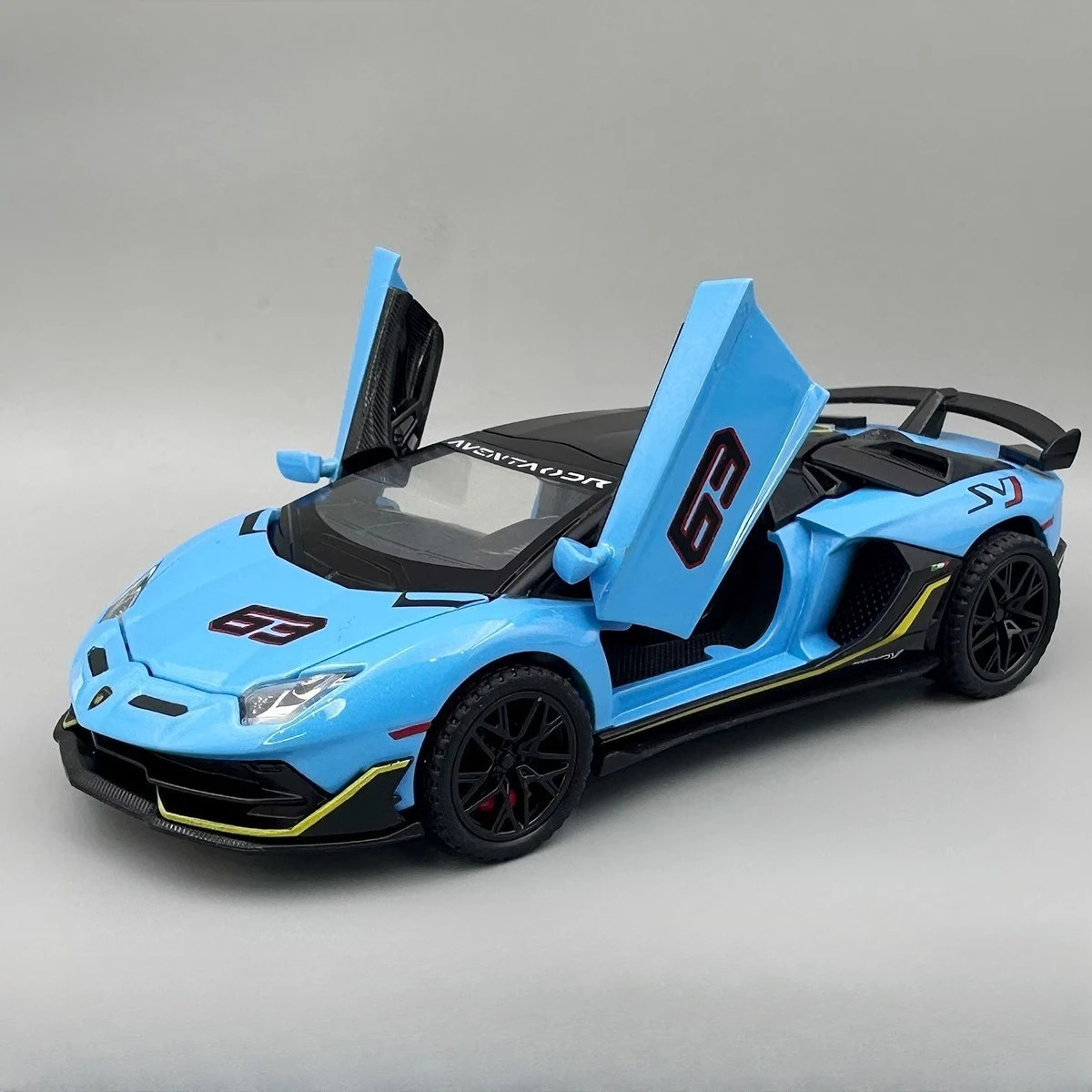 Vivid Yellow 1:32 Diecast SVJ 63 Model 10 Vivid Yellow 1:32 Diecast SVJ 63 Model - Image 10