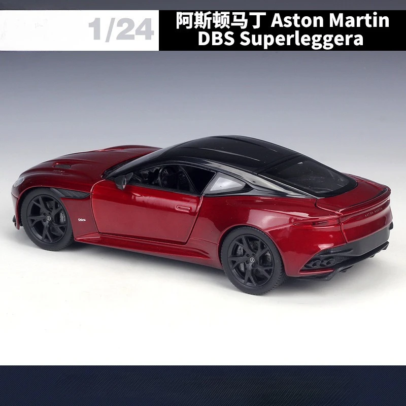 Aston Martin DBS 1:24 Diecast Model in Blue or Black 5 Aston Martin DBS 1:24 Diecast Model in Blue or Black - Image 5
