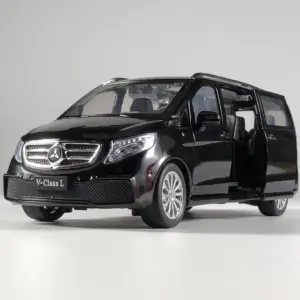 Mercedes-Benz V260L MPV Diecast Model 1:24 Black 14 S3d0e4b20a43746dfa71a024e9021b02aT