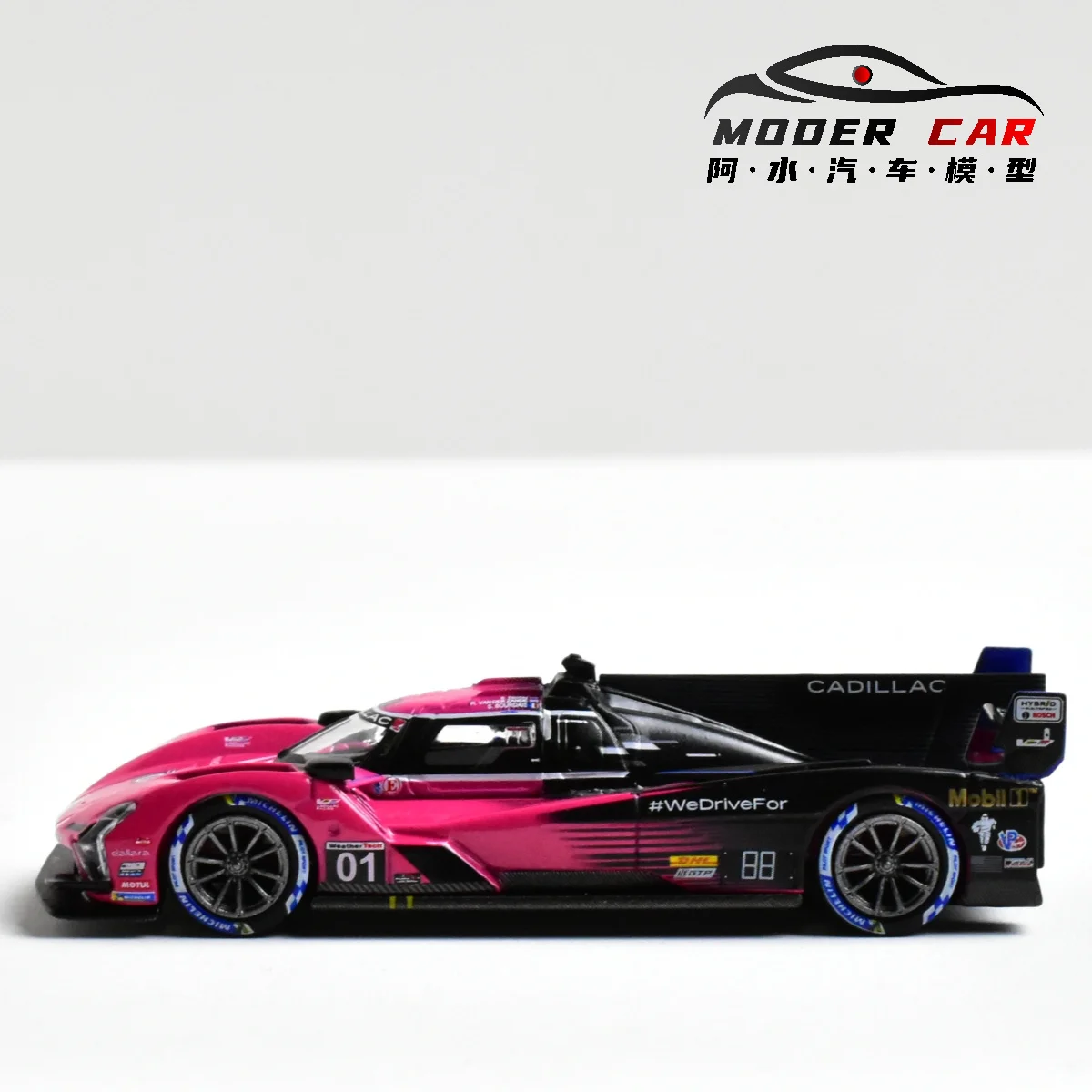Vibrant Pink 1:64 Scale Diecast Race Car 3 Vibrant Pink 1:64 Scale Diecast Race Car - Image 3