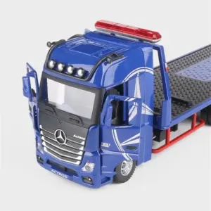 1:24 Scale Alloy Flatbed Trailer for Collectors 15 S3d624c30990a4c54bd2fba595b1f898ew