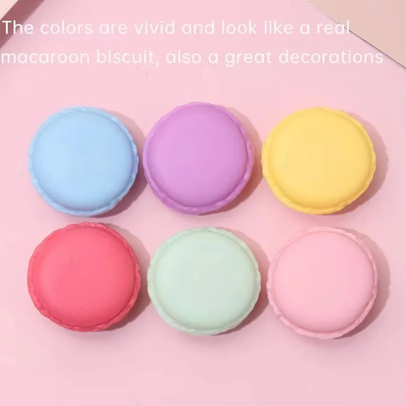 Colorful Macaron-Shaped Storage Boxes Set 3 Colorful Macaron-Shaped Storage Boxes Set - Image 3