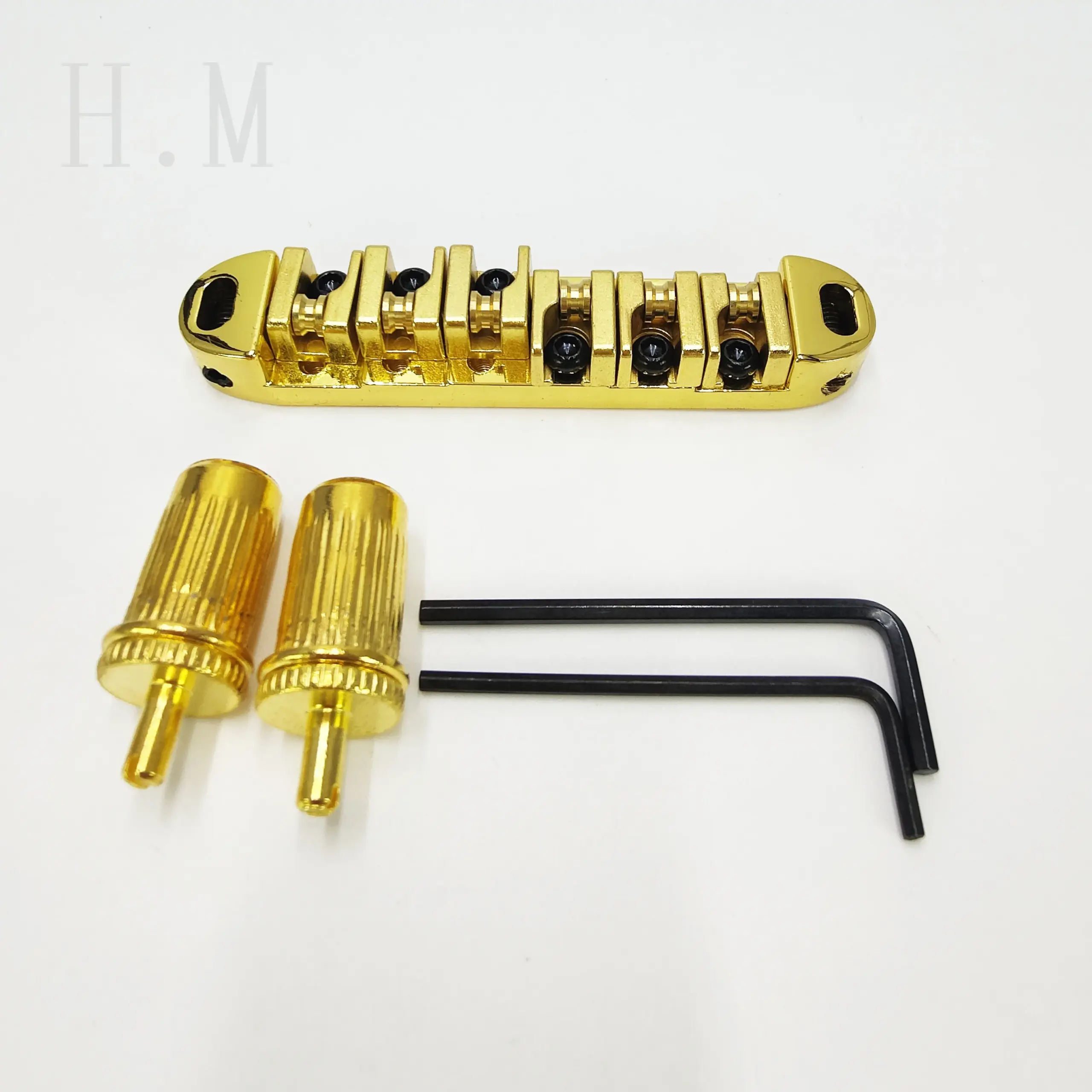 High-End LP Electric Guitar Roller Bridge Set 7 High-End LP Electric Guitar Roller Bridge Set - Image 7