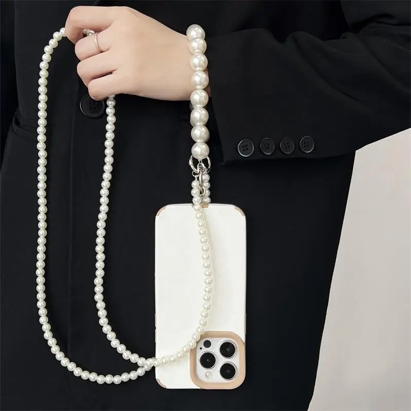 Pearl Diagonal Strap Chain for Bags 4 Pearl Diagonal Strap Chain for Bags - Image 4