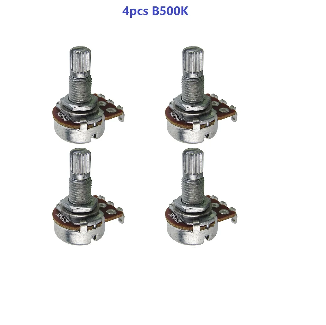 Long Shaft Guitar Potentiometers Set 4-Pack 7 Long Shaft Guitar Potentiometers Set 4-Pack - Image 7
