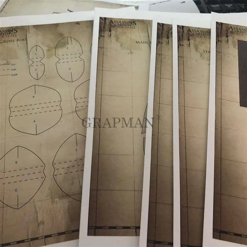 Vintage Sailing Ship Paper Model Kit 3 Vintage Sailing Ship Paper Model Kit - Image 3