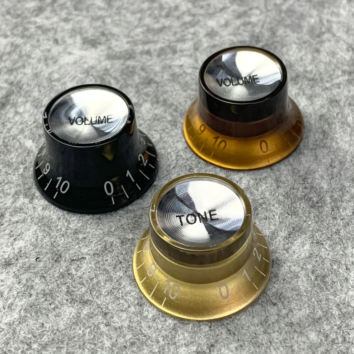 Stylish Top Hat Guitar Control Knobs Set 2 Stylish Top Hat Guitar Control Knobs Set - Image 2