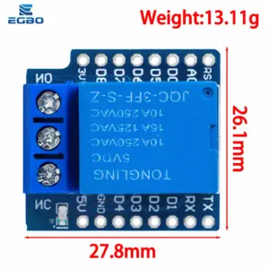 Wemos D1 Mini Relay Shield Module 1-10 Channels 9 S3df847467fae4d818bb8707ae7282a7bs