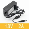 Universal 18V 2A Power Adapter for Electronic Devices